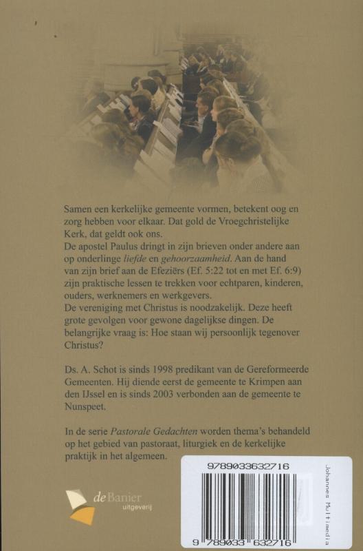 Liefde tot elkaar / Pastorale gedachten achterkant