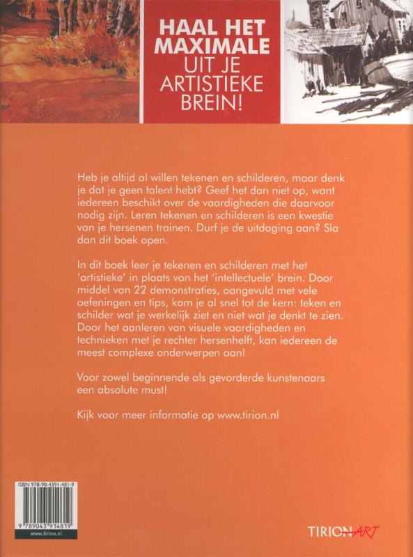 Het artistieke brein achterkant