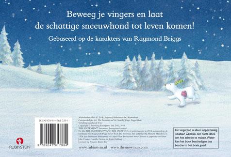 De sneeuwman en de sneeuwhond achterkant