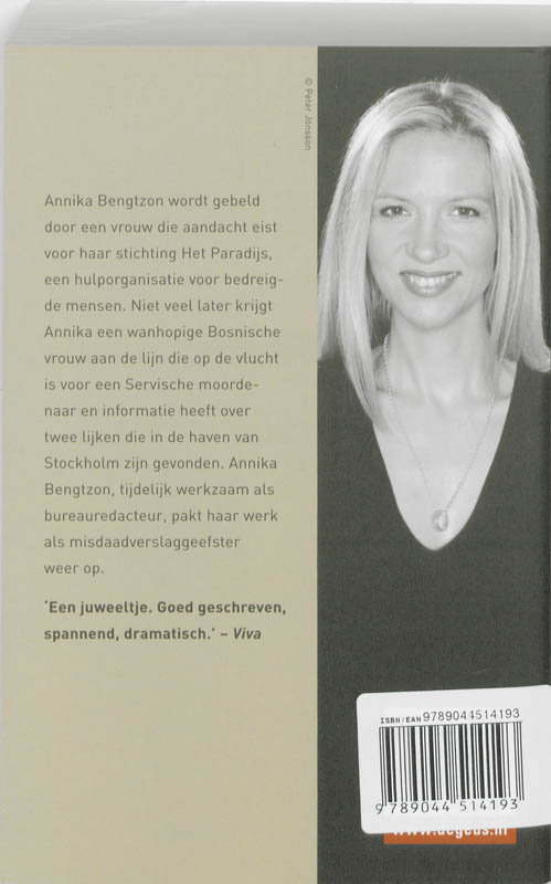 Paradijs / Annika Bengtzon / 3 achterkant