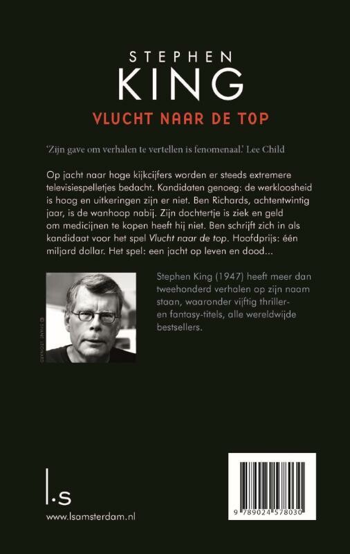Vlucht naar de top achterkant
