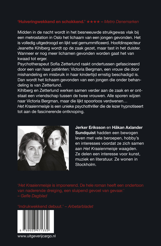 Het kraaienmeisje / De zwakte van Victoria Bergman / 1 achterkant