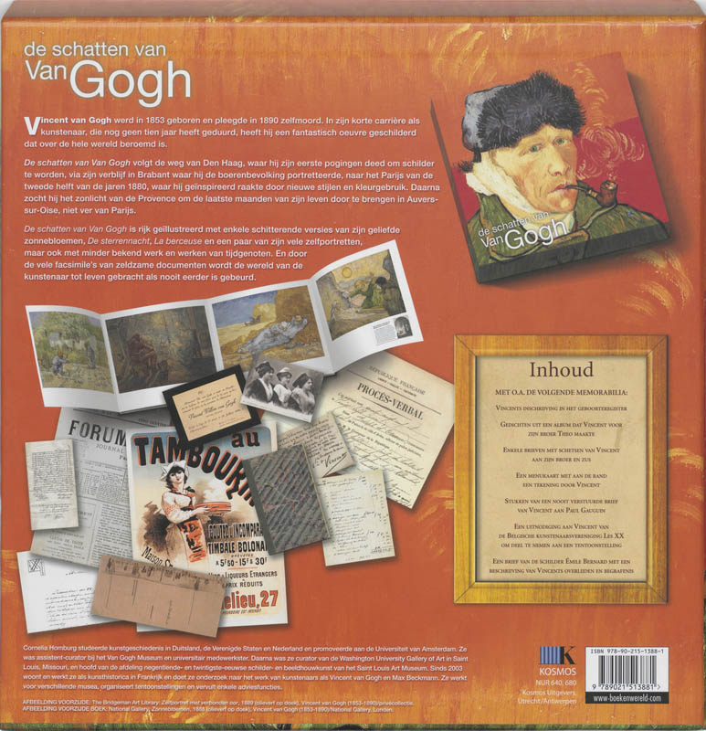 De schatten van Van Gogh achterkant