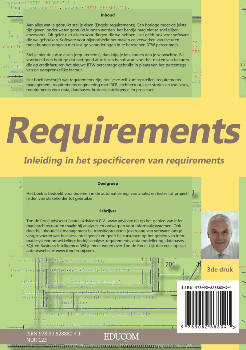Requirements achterkant