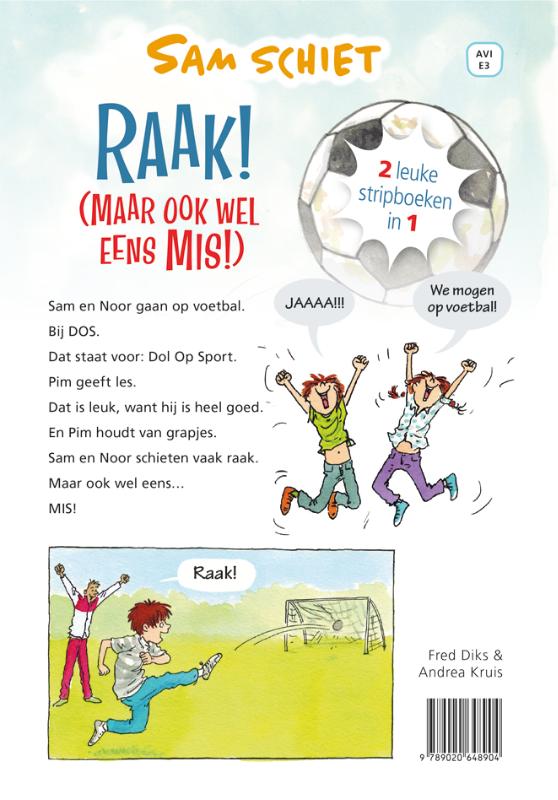 Raak! / Sam schiet achterkant