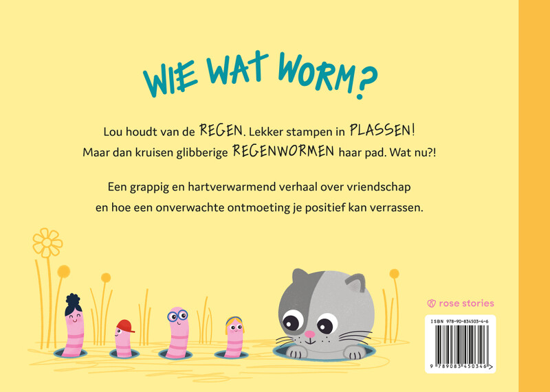 Wie wat worm achterkant