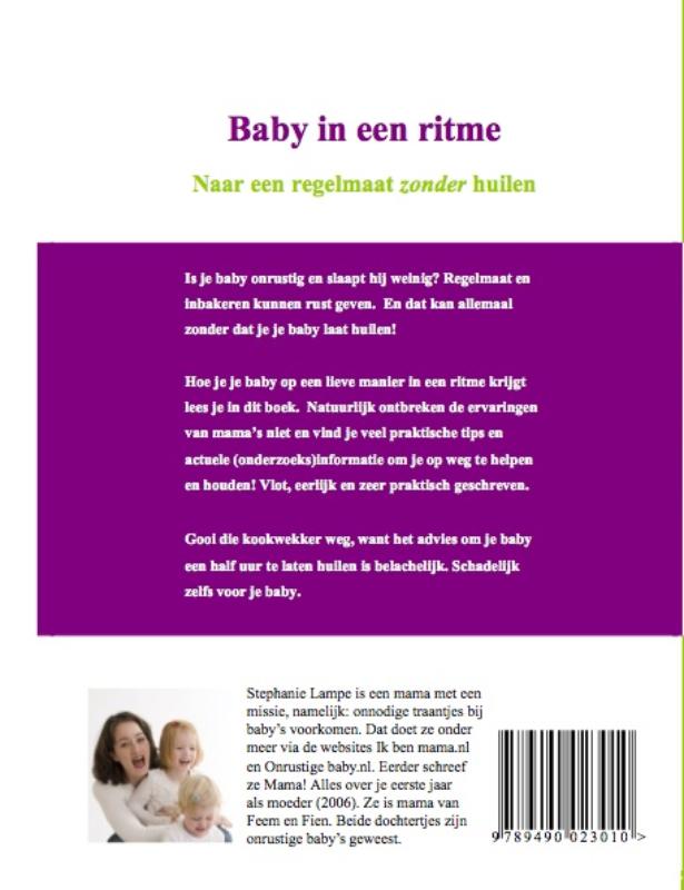 Baby in een ritme achterkant