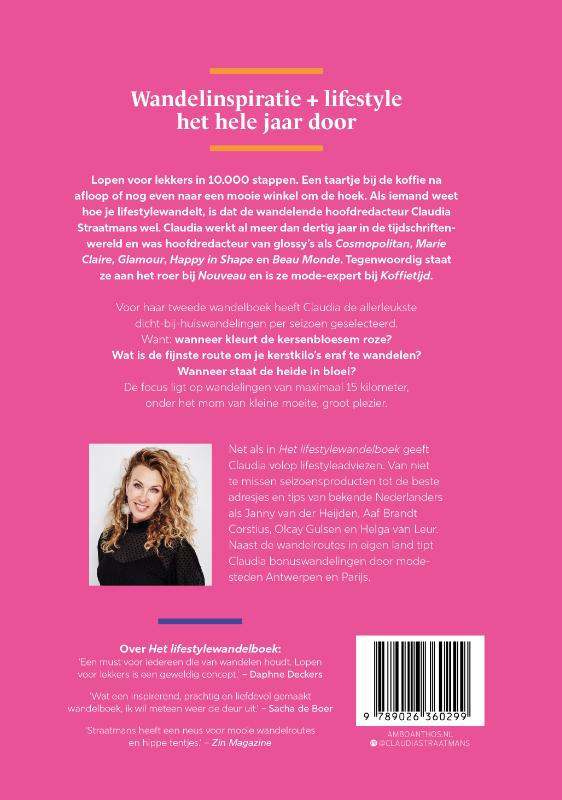 Het 4-seizoenenwandelboek Het 4-seizoenenwandelboek achterkant