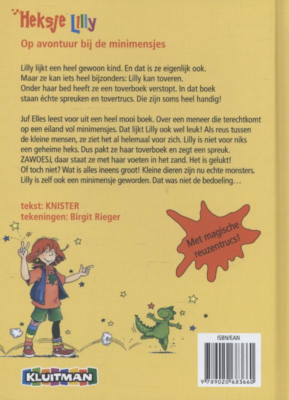 Op avontuur bij de minimensjes / Heksje Lilly achterkant