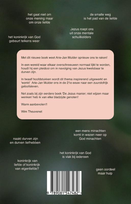 De naakte christen achterkant