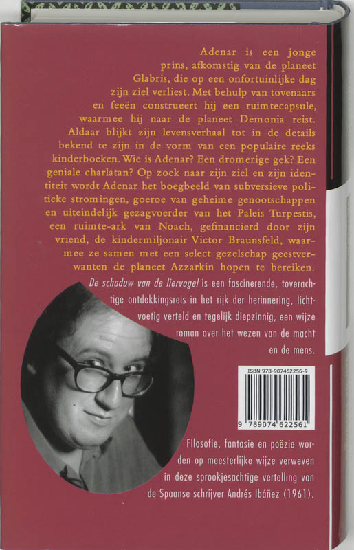 De schaduw van de liervogel / Spaanse bibliotheek achterkant