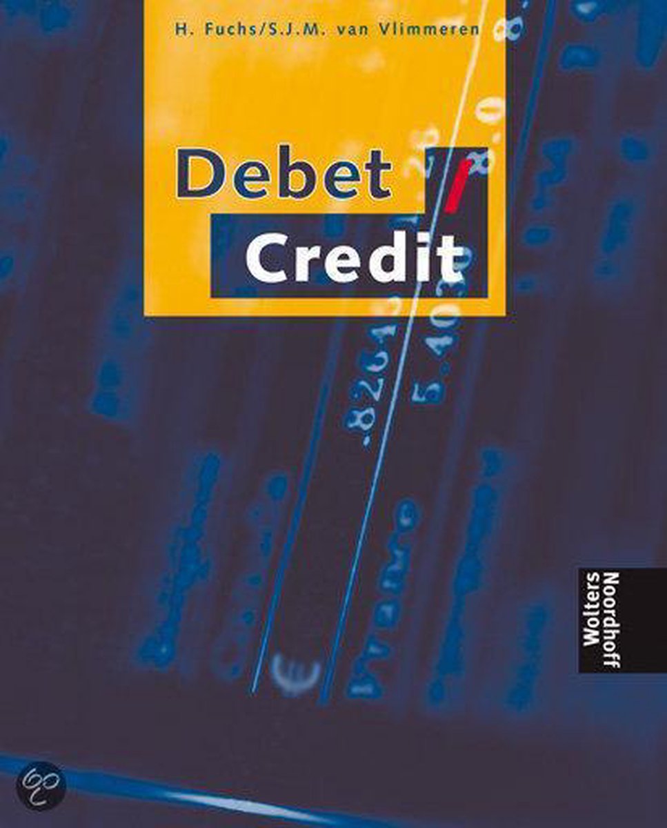 Leerlingenboek Debet/Credit