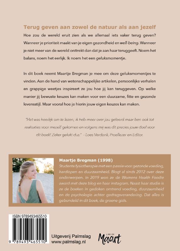 De kracht van teruggeven achterkant