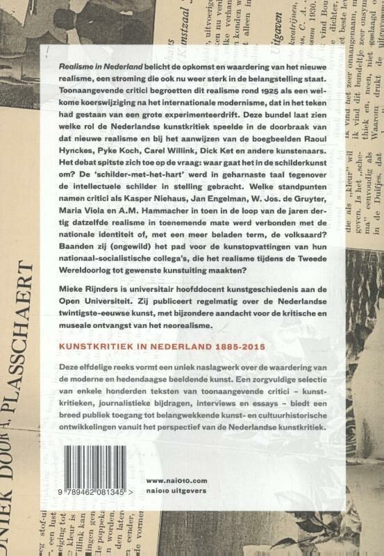 Realisme in Nederland 1925-1945 achterkant