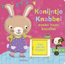 Konijntje Knabbel zoekt haar knuffel