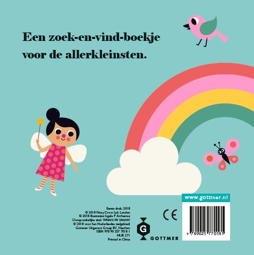 Waar ben je? - Eenhoorn, waar ben je? achterkant