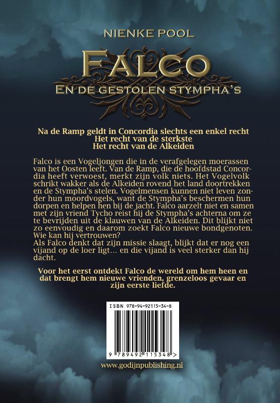 Falco en de gestolen Stympha's achterkant