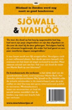 De brandweerauto die verdween / Sjöwall & Wahlöö achterkant