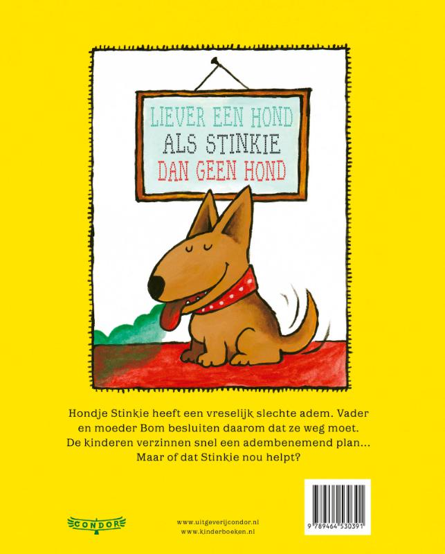 Stinkie Bom achterkant