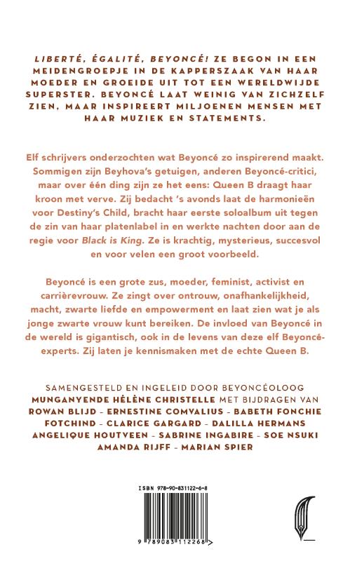 Liberté, egalité, Beyoncé Liberté, egalité, Beyoncé achterkant