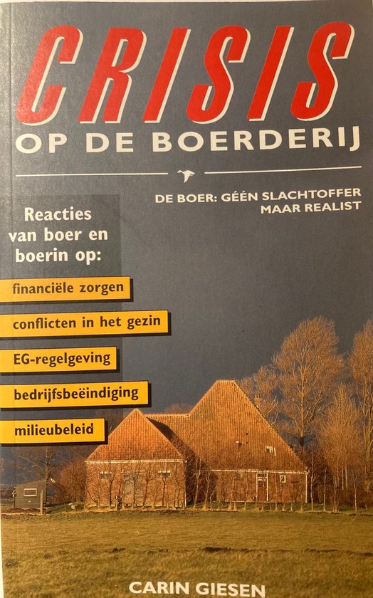 CRISIS OP DE BOERDERIJ
