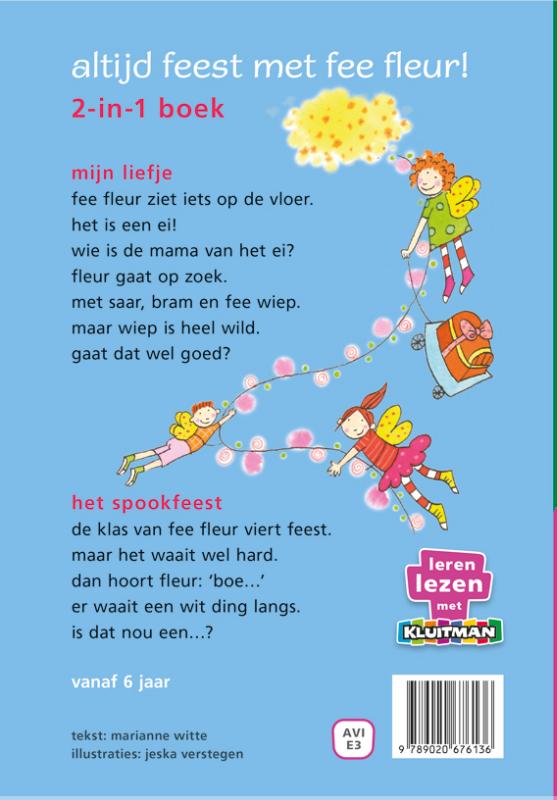 altijd feest met fee fleur / Leren lezen met Kluitman achterkant