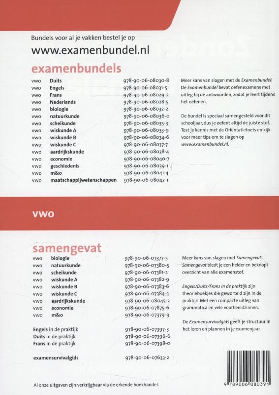 Examenbundel 2013/2014 vwo Geschiedenis achterkant