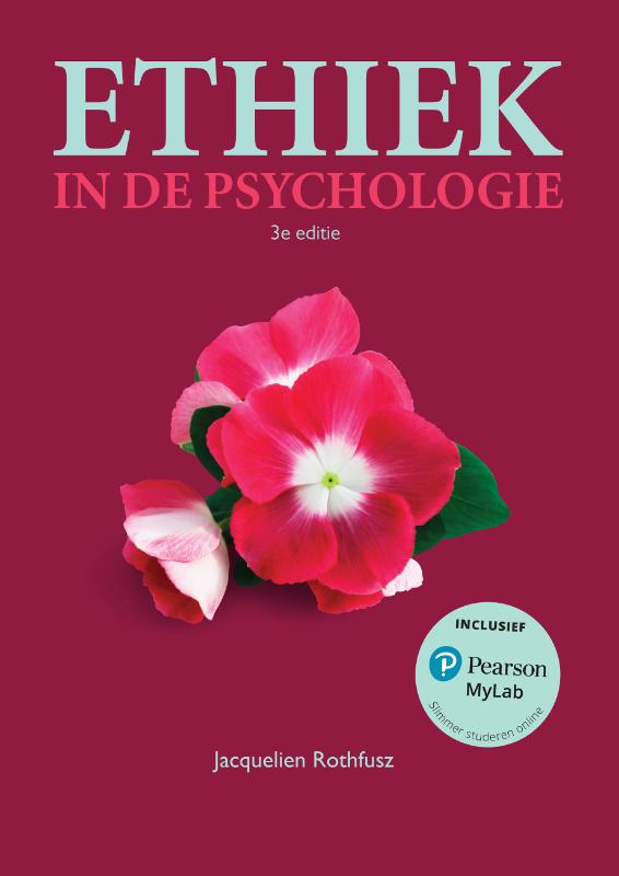 Jacquelien Rothfusz Ethiek In De Psychologie / 3e Editie Met MyLab Nl Toegangscode