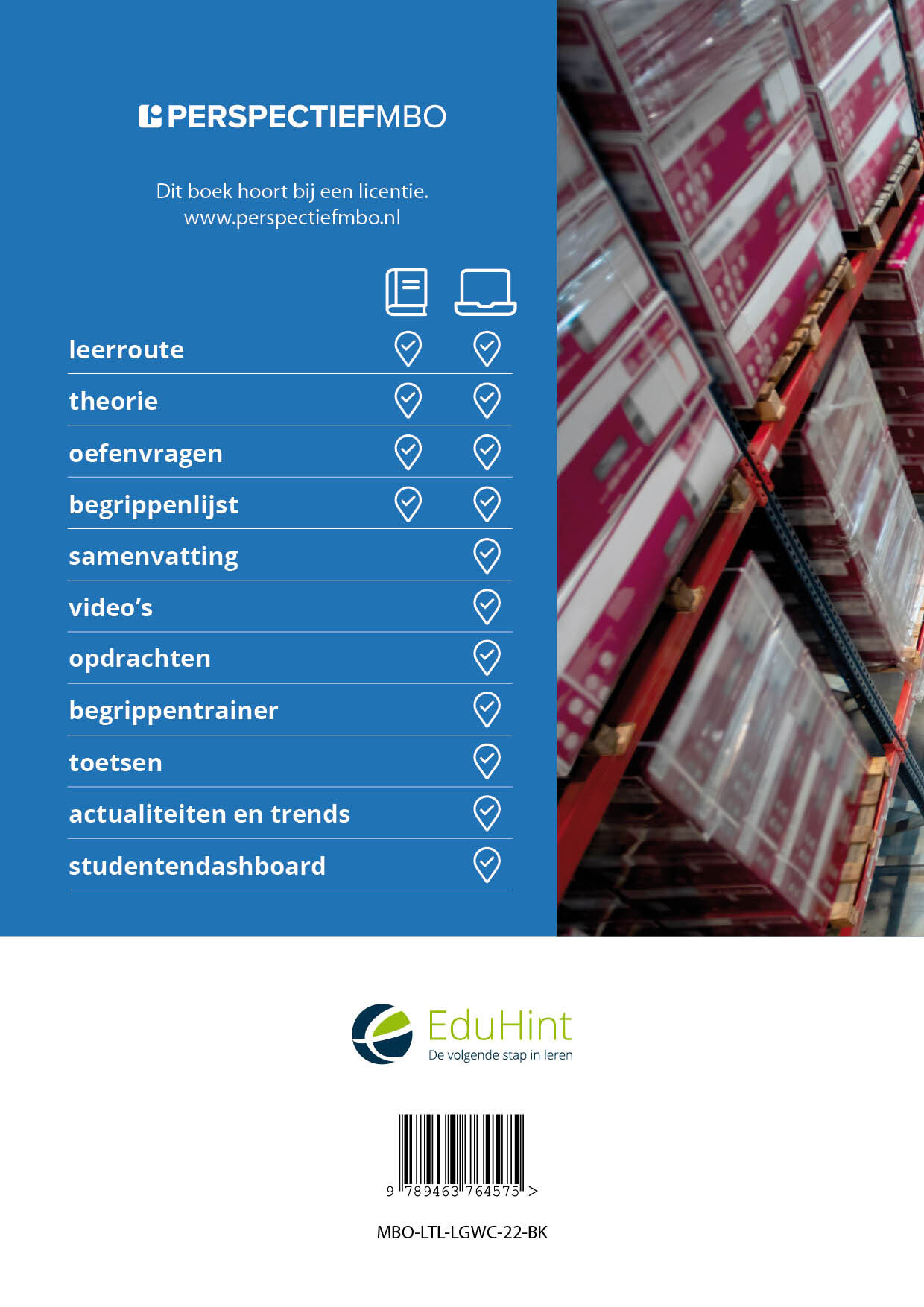 Logistiek niveau 3 Logistieke werkzaamheden coördineren achterkant