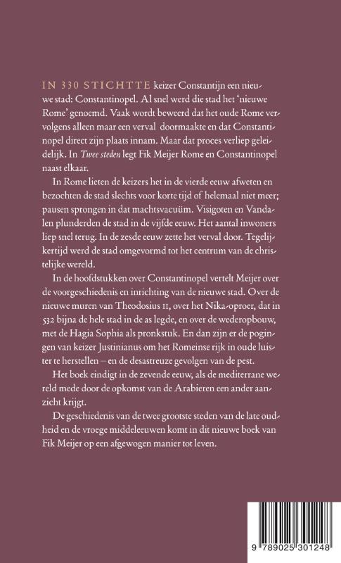 Twee steden Twee steden achterkant