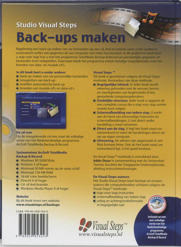 Back-Ups Maken + Cd-Rom achterkant