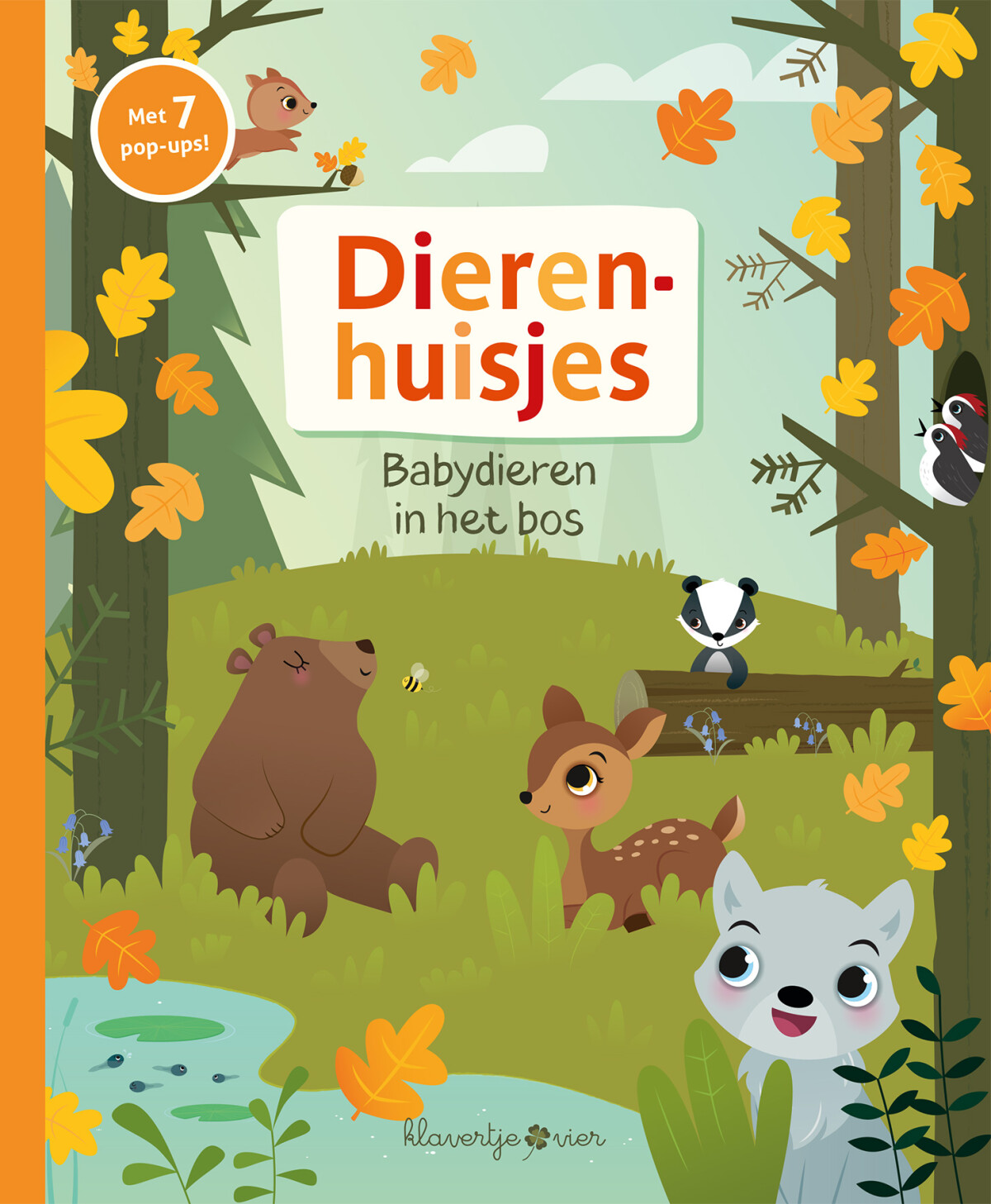 Babydieren in het bos / Pop-up boek Dierenhuisjes