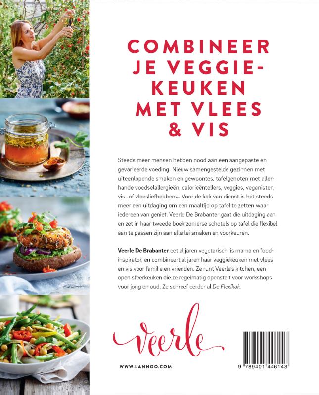 Veggie meets vlees & vis / De Flexikok / 2 achterkant