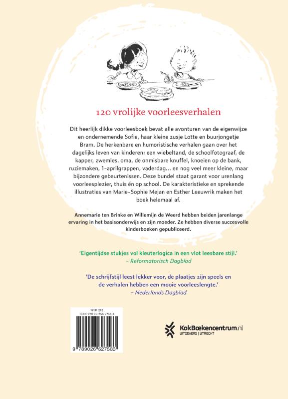 Het grote voorleesboek van Sofie achterkant