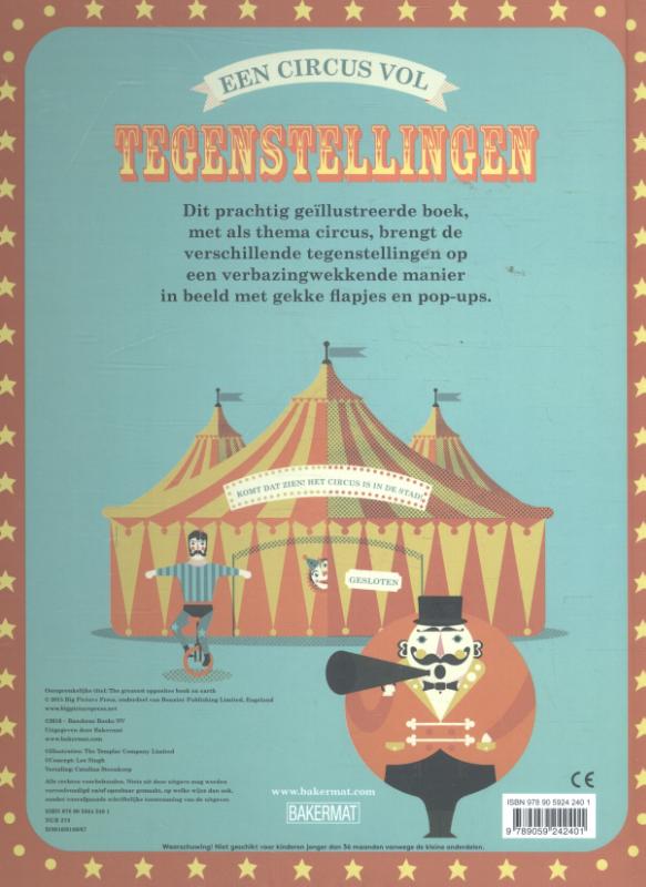 Circus vol tegenstellingen achterkant