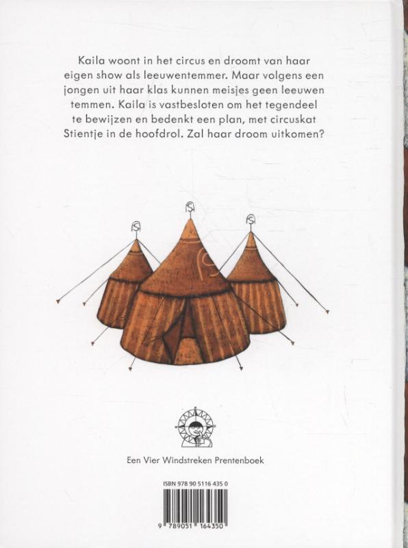 Kaila de leeuwentemmer / Een Vier Windstreken prentenboek achterkant
