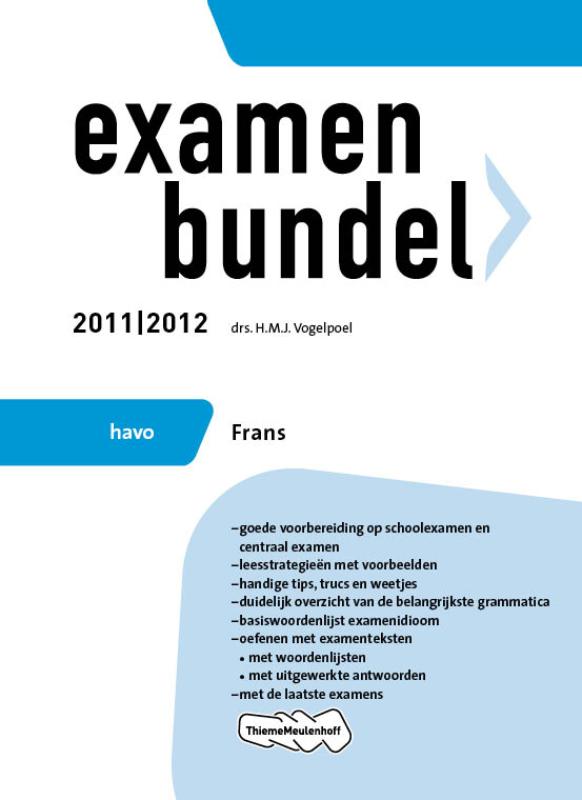 boekenbalie_9789006076493_cover Examenbundel 2011/2012  / Frans Havo