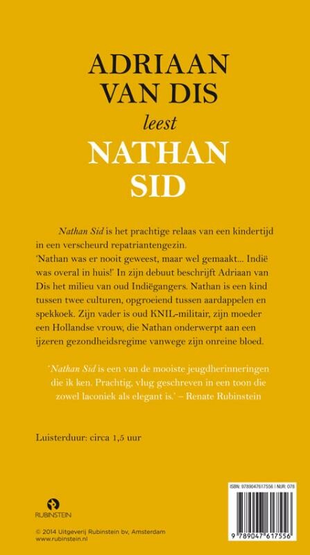 Adriaan van Dis leest Nathan Sid achterkant
