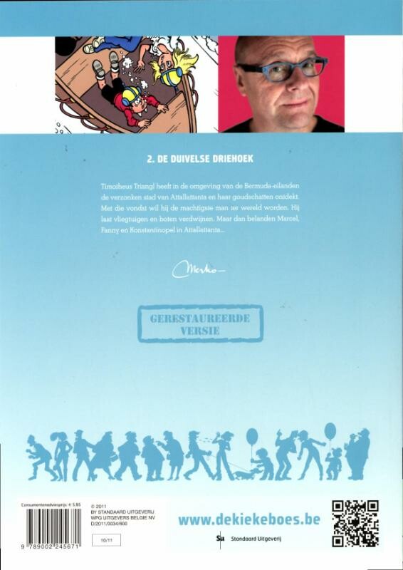 De duivelse driehoek / De Kiekeboes / 002 achterkant