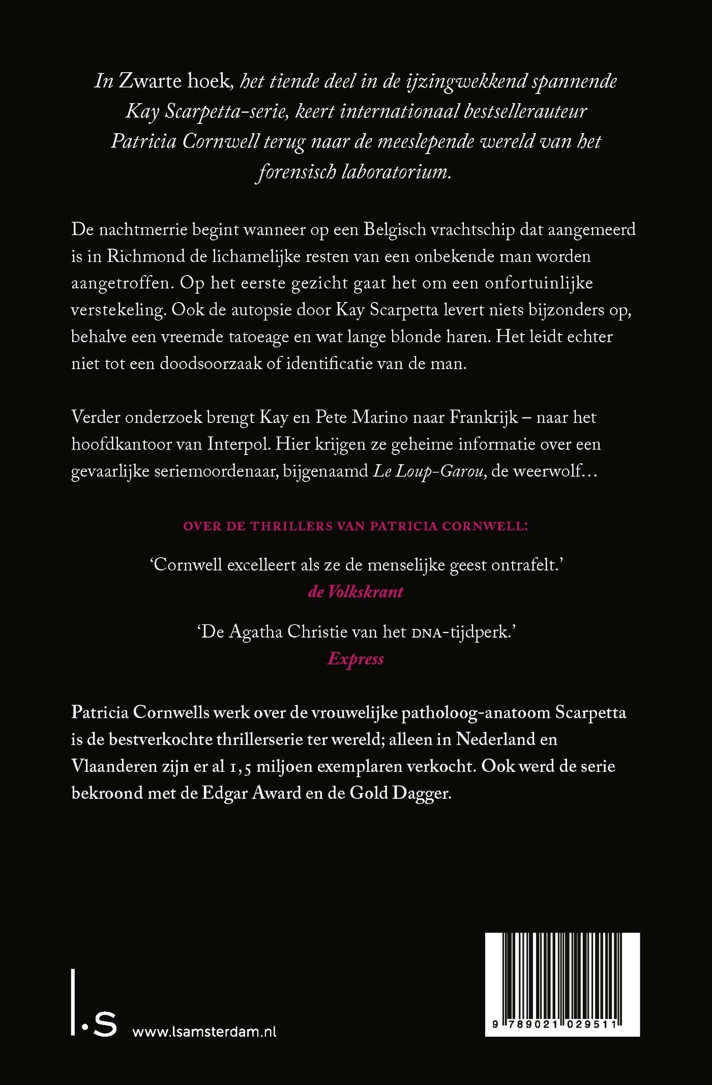 Zwarte hoek / Kay Scarpetta / 10 achterkant
