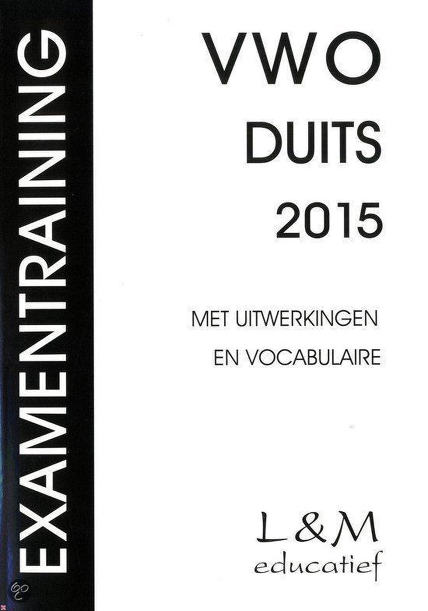 Examentraining Vwo Nederlands 2015