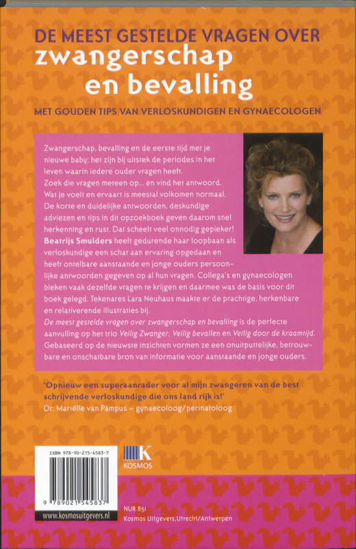 De meest gestelde vragen over zwangerschap en bevalling De meest gestelde vragen over zwangerschap en bevalling achterkant