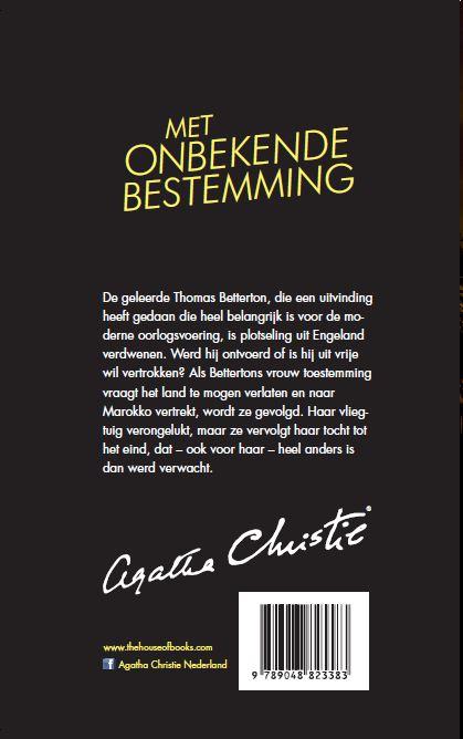 Met onbekende bestemming / Agatha Christie achterkant