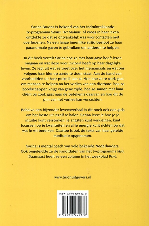 Het medium achterkant