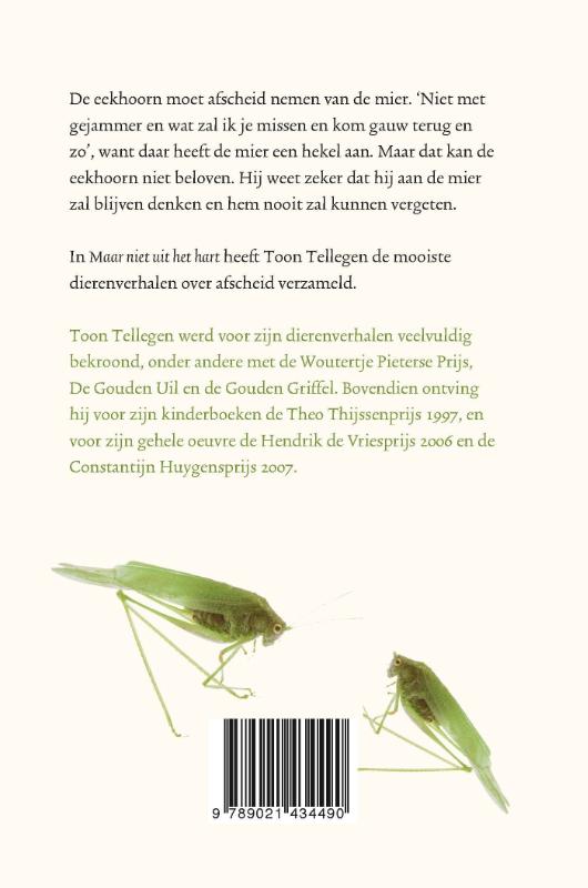 Maar niet uit het hart Maar niet uit het hart achterkant