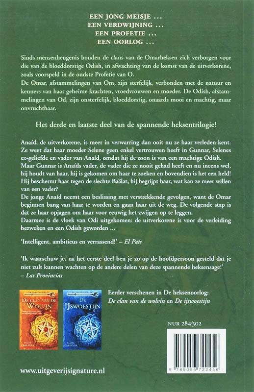 De vloek van Odi / 3 De vloek van Odi / Heksenoorlog / 3 De vloek van Odi / 3 De vloek van Odi / Heksenoorlog / 3 achterkant