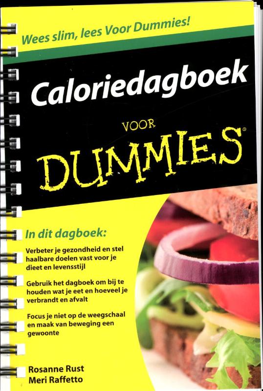 boekenbalie_9789043023399_cover Caloriedagboek voor Dummies / Voor Dummies