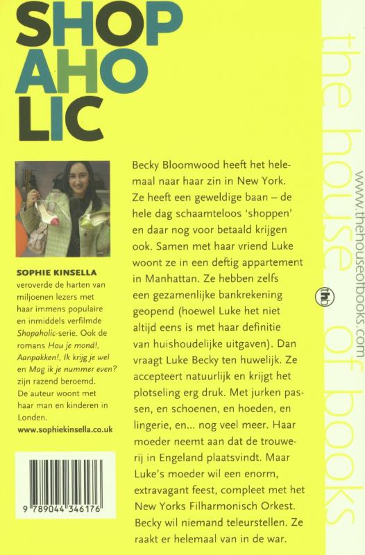 Shopaholic zegt ja / Shopaholic Shopaholic zegt ja / Shopaholic achterkant