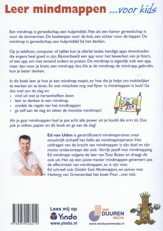 Leer mindmappen... voor kids / Voor Kids achterkant