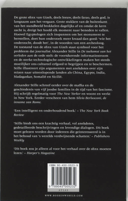 De Toekomst Van Het Verleden achterkant